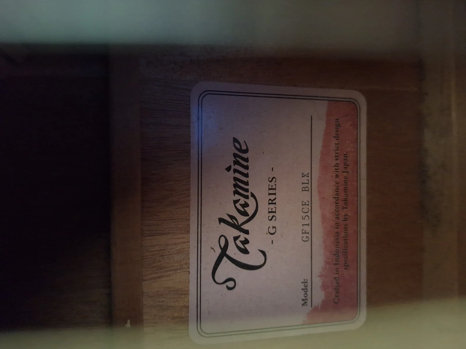 Acoustic  guitar Takamine